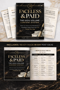 Faceless and Paid